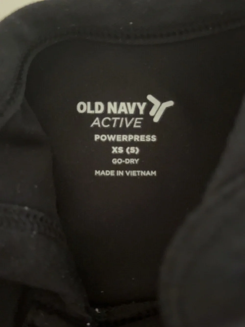 Old Navy Active Black Workout Top